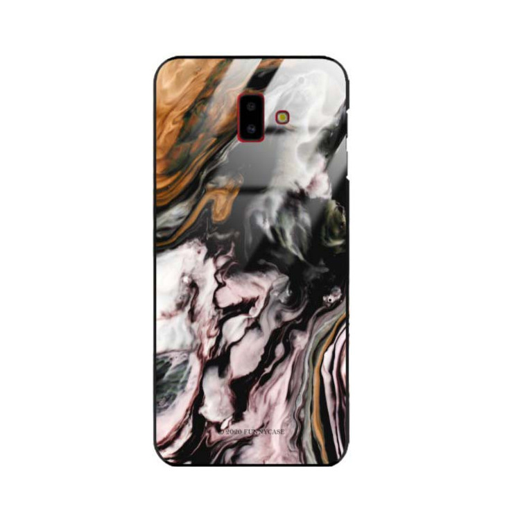 Black Case Wzory ST_NMR Samsung GALAXY J6 PLUS 2018  - FunnyCase 