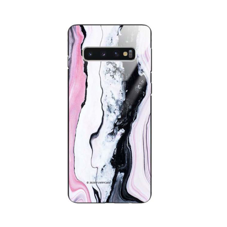 Black Case Wzory ST_NMR Samsung GALAXY S10  - FunnyCase 