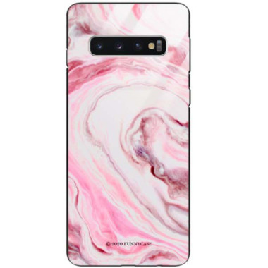 Black Case Wzory ST_NMR Samsung GALAXY S10  - FunnyCase 