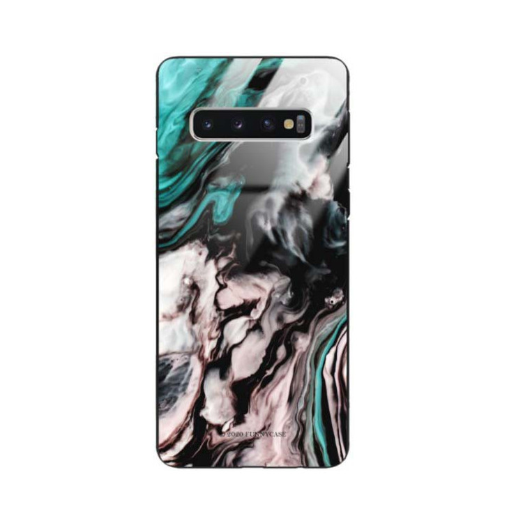 Black Case Wzory ST_NMR Samsung GALAXY S10  - FunnyCase 