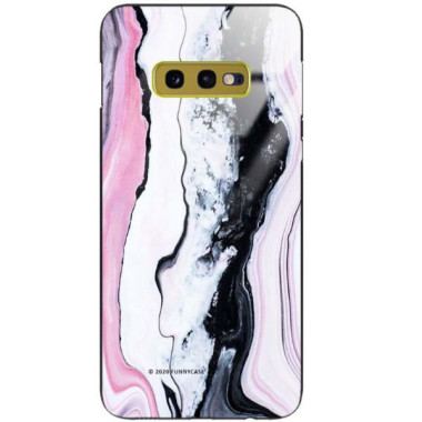 Black Case Wzory ST_NMR Samsung GALAXY S10E  - FunnyCase 