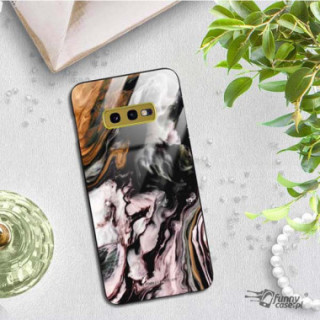 Black Case Wzory ST_NMR Samsung GALAXY S10E  - FunnyCase 