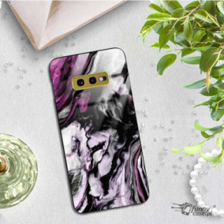 Black Case Wzory ST_NMR Samsung GALAXY S10E  - FunnyCase 