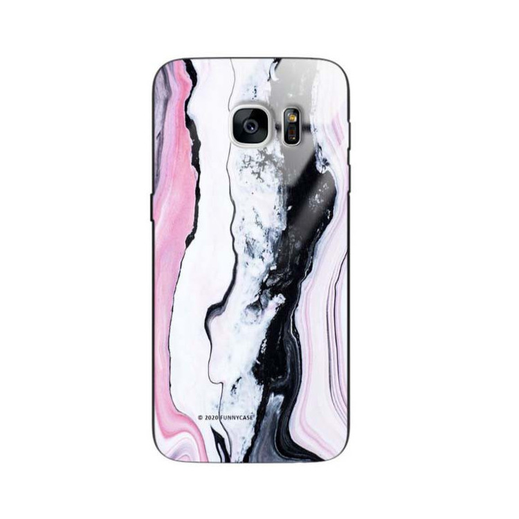 Black Case Wzory ST_NMR Samsung GALAXY S7  - FunnyCase 