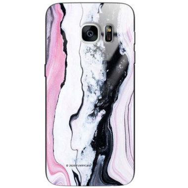 Black Case Wzory ST_NMR Samsung GALAXY S7  - FunnyCase 