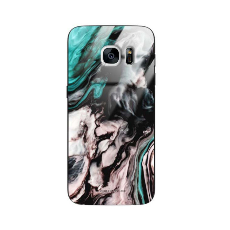 Black Case Wzory ST_NMR Samsung GALAXY S7  - FunnyCase 