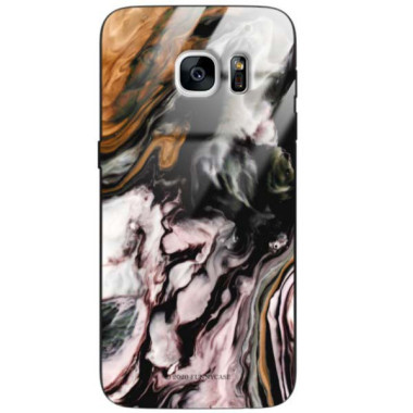 Black Case Wzory ST_NMR Samsung GALAXY S7  - FunnyCase 