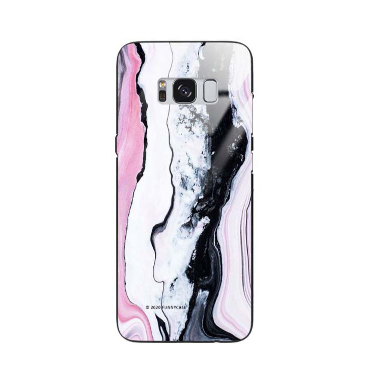 Black Case Wzory ST_NMR Samsung GALAXY S8  - FunnyCase 