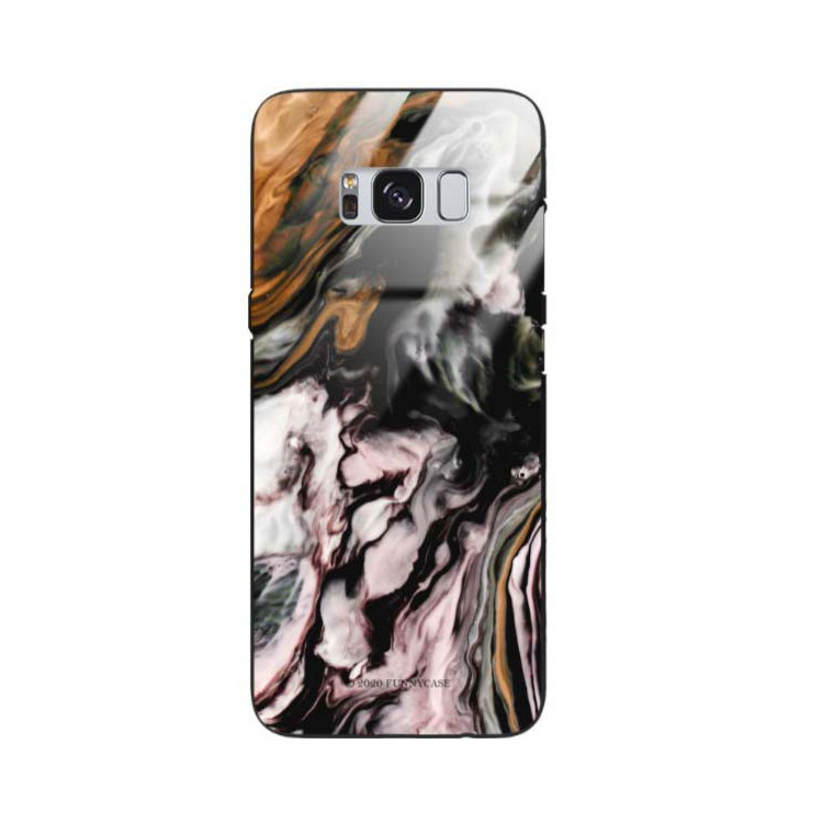 Black Case Wzory ST_NMR Samsung GALAXY S8  - FunnyCase 