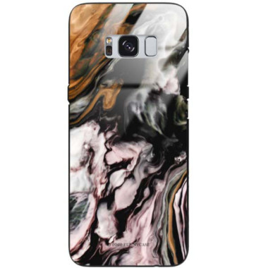 Black Case Wzory ST_NMR Samsung GALAXY S8  - FunnyCase 