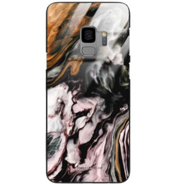 Black Case Wzory ST_NMR Samsung GALAXY S9  - FunnyCase 