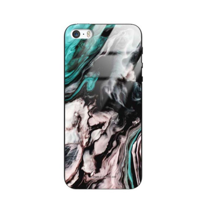 Black Case Wzory ST_NMR Apple IPHONE 5 / 5S / SE  - FunnyCase 