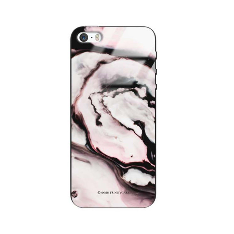 Black Case Wzory ST_NMR Apple IPHONE 5 / 5S / SE  - FunnyCase 