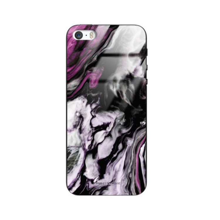 Black Case Wzory ST_NMR Apple IPHONE 5 / 5S / SE  - FunnyCase 