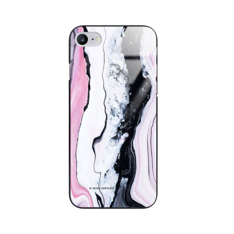 Black Case Wzory ST_NMR Apple IPHONE 7 / 8  - FunnyCase 