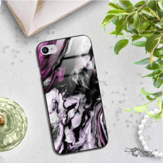 Black Case Wzory ST_NMR Apple IPHONE 7 / 8  - FunnyCase 