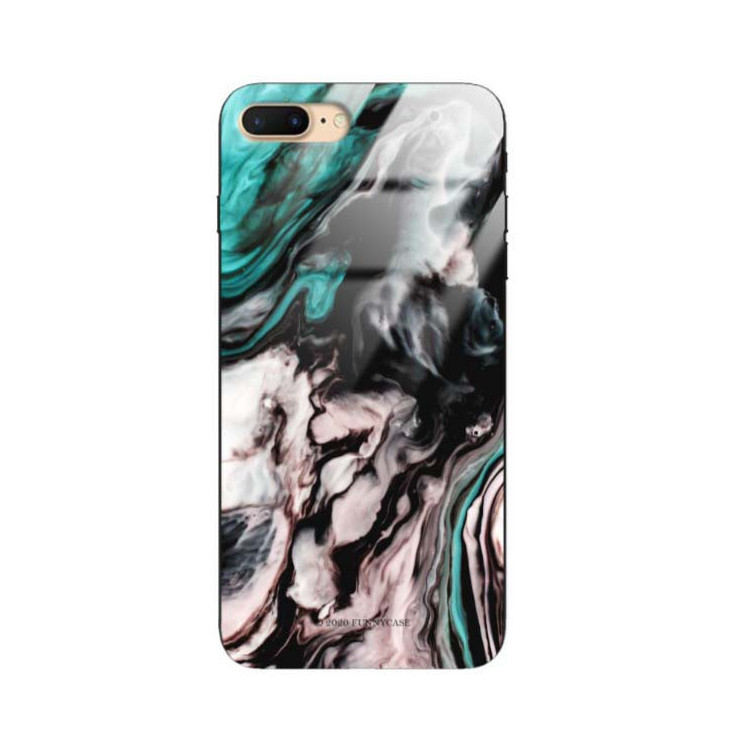 Black Case Wzory ST_NMR Apple IPHONE 7 PLUS / 8 PLUS  - FunnyCase 