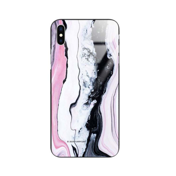 Black Case Wzory ST_NMR Apple IPHONE X / XS  - FunnyCase 