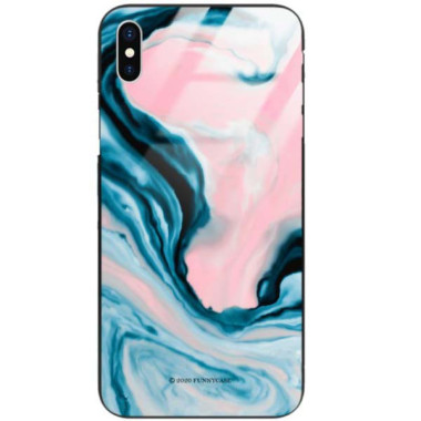 Black Case Wzory ST_NMR Apple IPHONE X / XS  - FunnyCase 