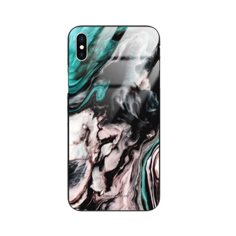 Black Case Wzory ST_NMR Apple IPHONE X / XS  - FunnyCase 