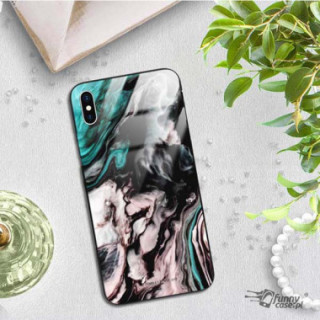 Black Case Wzory ST_NMR Apple IPHONE X / XS  - FunnyCase 