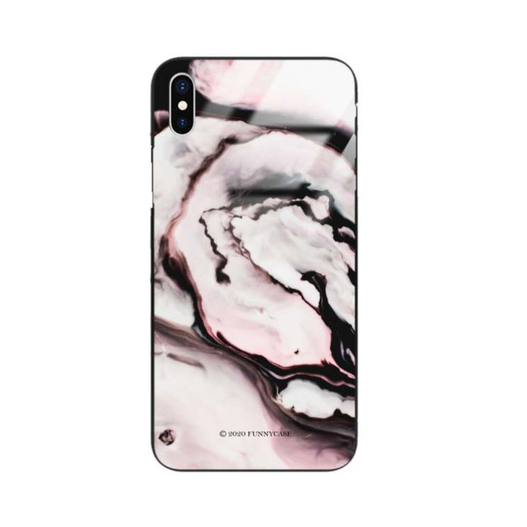 Black Case Wzory ST_NMR Apple IPHONE X / XS  - FunnyCase 