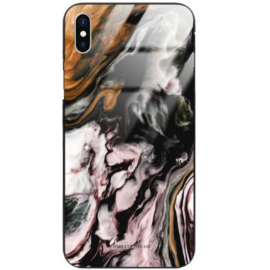 Black Case Wzory ST_NMR Apple IPHONE X / XS  - FunnyCase 