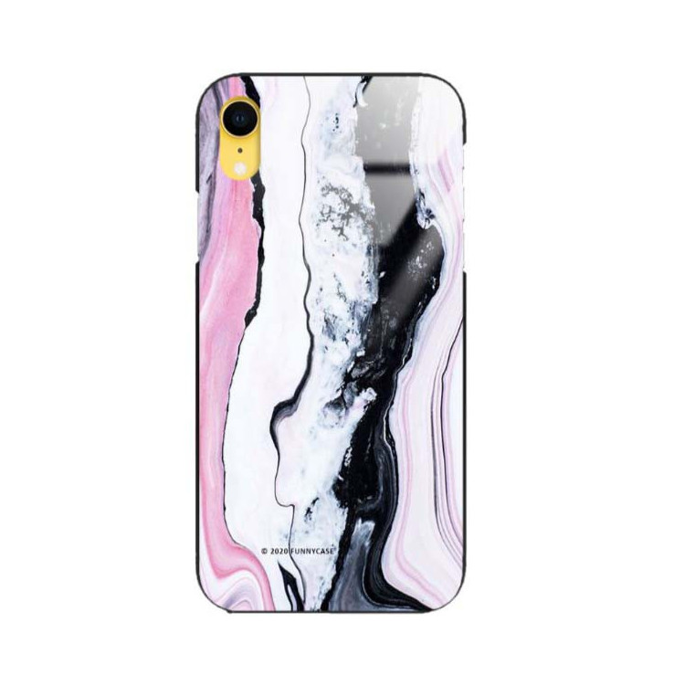 Black Case Wzory ST_NMR Apple IPHONE XR  - FunnyCase 