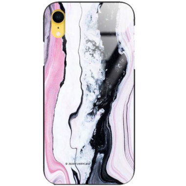 Black Case Wzory ST_NMR Apple IPHONE XR  - FunnyCase 