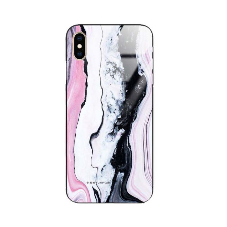 Black Case Wzory ST_NMR Apple IPHONE XS MAX  - FunnyCase 