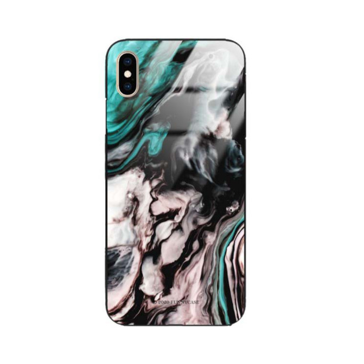 Black Case Wzory ST_NMR Apple IPHONE XS MAX  - FunnyCase 