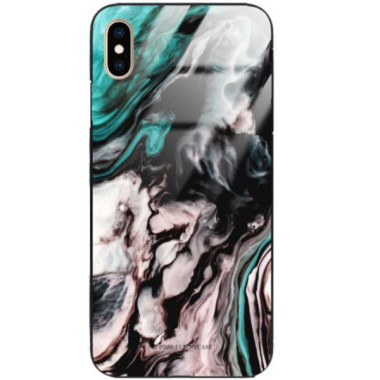 Black Case Wzory ST_NMR Apple IPHONE XS MAX  - FunnyCase 