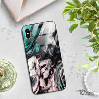 Black Case Wzory ST_NMR Apple IPHONE XS MAX  - FunnyCase 