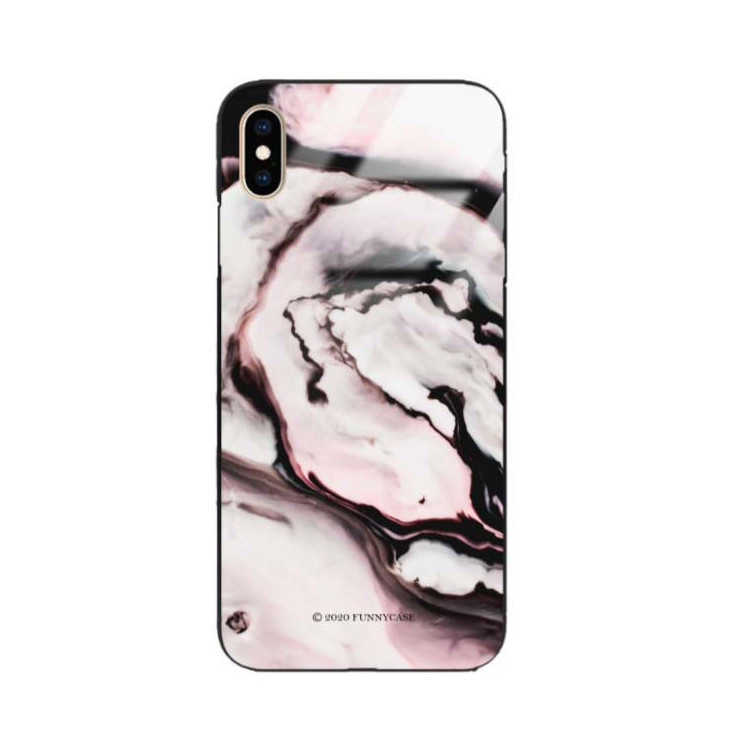 Black Case Wzory ST_NMR Apple IPHONE XS MAX  - FunnyCase 