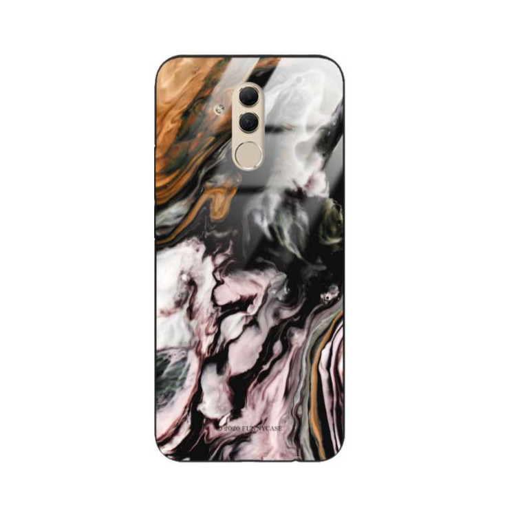 Black Case Wzory ST_NMR Huawei MATE 20 LITE  - FunnyCase 