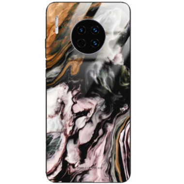 Black Case Wzory ST_NMR Huawei MATE 30  - FunnyCase 