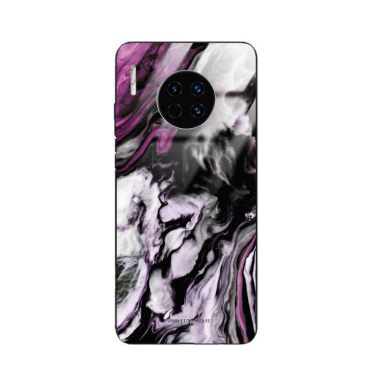 Black Case Wzory ST_NMR Huawei MATE 30  - FunnyCase 