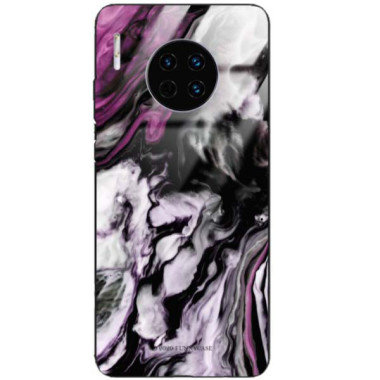 Black Case Wzory ST_NMR Huawei MATE 30  - FunnyCase 