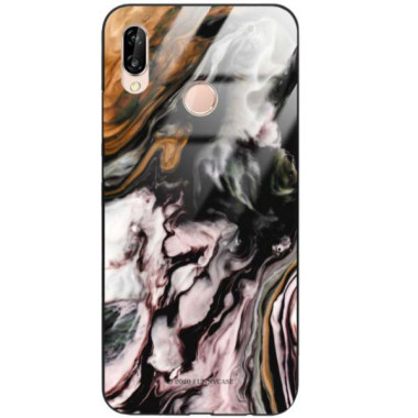 Black Case Wzory ST_NMR Huawei P20 LITE  - FunnyCase 