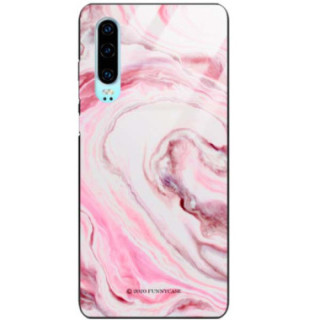 Black Case Wzory ST_NMR Huawei P30  - FunnyCase 