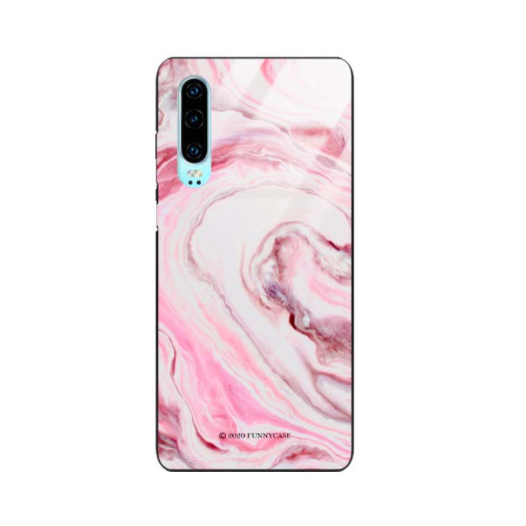 Black Case Wzory ST_NMR Huawei P30  - FunnyCase 