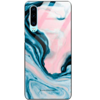 Black Case Wzory ST_NMR Huawei P30  - FunnyCase 