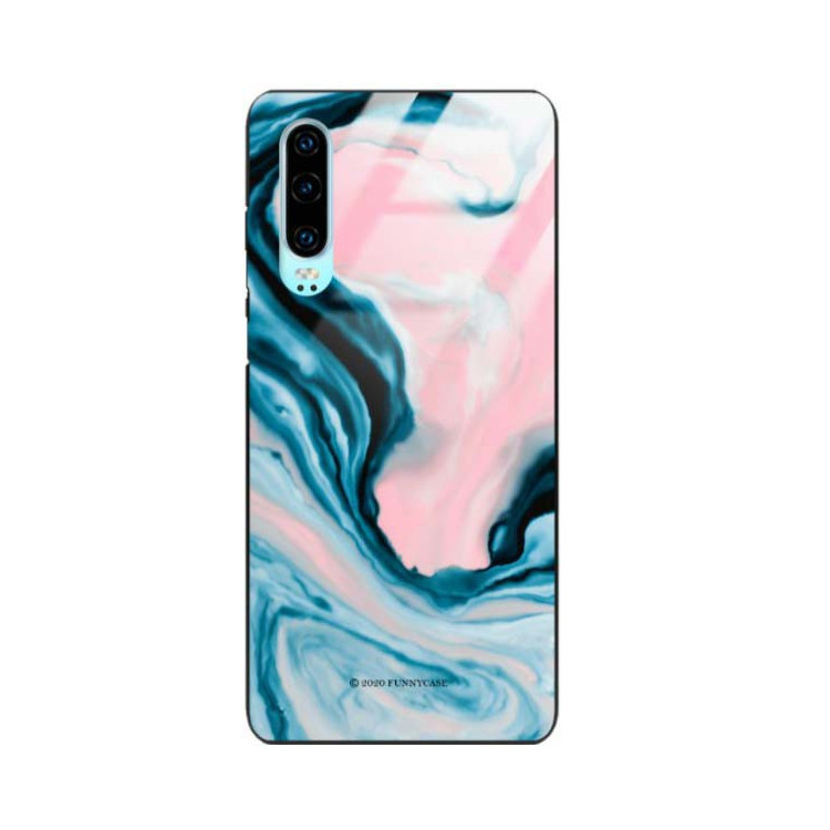 Black Case Wzory ST_NMR Huawei P30  - FunnyCase 