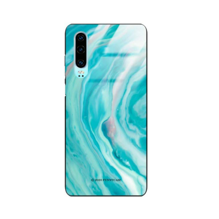 Black Case Wzory ST_NMR Huawei P30  - FunnyCase 