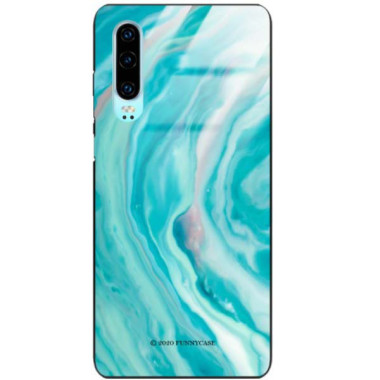 Black Case Wzory ST_NMR Huawei P30  - FunnyCase 