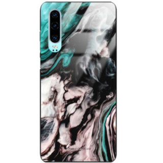 Black Case Wzory ST_NMR Huawei P30  - FunnyCase 