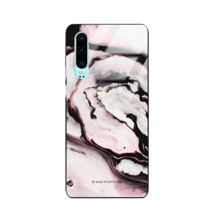 Black Case Wzory ST_NMR Huawei P30  - FunnyCase 