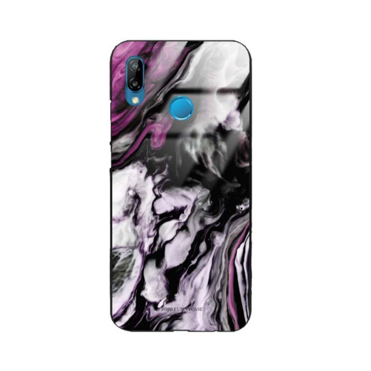 Black Case Wzory ST_NMR Huawei P30 LITE  - FunnyCase 