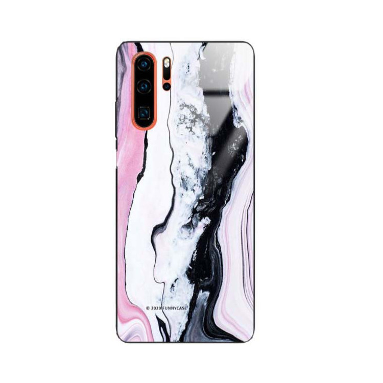 Black Case Wzory ST_NMR Huawei P30 PRO  - FunnyCase 