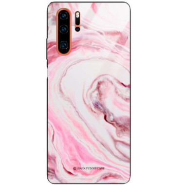 Black Case Wzory ST_NMR Huawei P30 PRO  - FunnyCase 